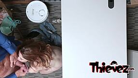 Pervert Cop Enjoys Teen 18+ Sluts At Work