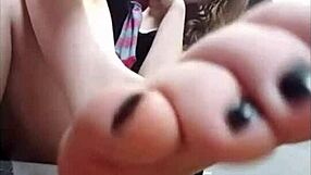 foot fetish sexting compilation