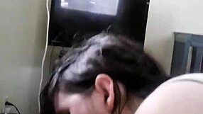 i watch this white girl deep throat a big black cock