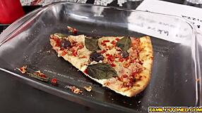 Our parents are gone, teen sucks monster cock!