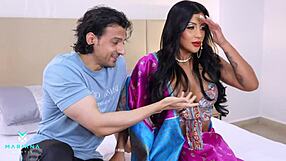 Big Ass Indian Woman Fucks Sister's Cuckold Husband Hard - Mariana Martix, Niks Indian