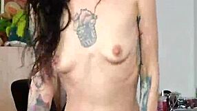 Tall Skinny Girl Rides Cock Til Moaning Orgasm Pov!