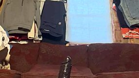 lvory white gets anal training with huge toys and dildo for fun