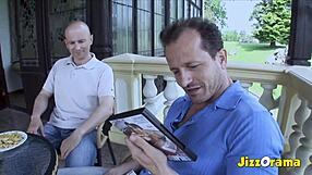 Anal DP with big ass in threesome