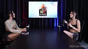 I love watching the best moments of Debora Andrade with Vitoria Beatriz in Hot Cast part 2 on Sheer Red, it's all about that sensual group action with toys and lingerie outdoors