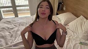 Hot Brunette Realtor Moans As Her Wet Pussy Gets Pounded Roughly In Apartment Tour