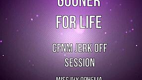 CFNM女王様がアイヴィのチンポを焦らし寸止め射精コントロール