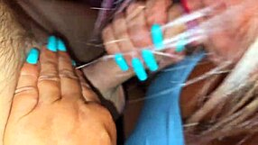 The stepmother begs the stepson for heel cream! He fingers her tanned feet.