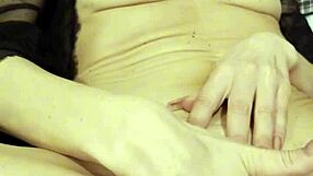 Blonde Wife's First Masturbation Orgasm