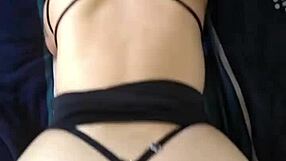 College Amateur Girl Bent Over for Dirty Fucking in Doggystyle