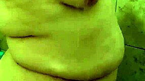 curvy bbw wife gets caught while washing up in the shower