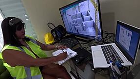 Imagining workers fucking her huge hairy pussy