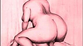 Vintage erotic drawings of hairy women
