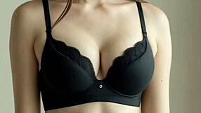 cute lingerie models posing