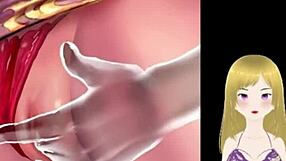 Anime Girl Whipped and Fingered