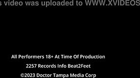 Aria Nicole gets a barefoot foot massage from Doctor Tampa at the hospital on Beat2FeetCom