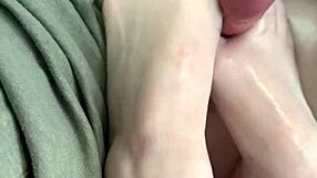 honeyt giving daddy his favorite thing after a long day