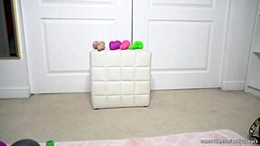 Ashlyn Peaks Shows Off Her Huge Oiled Tits