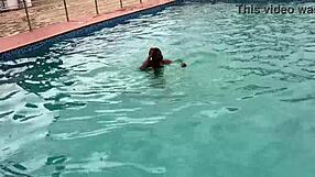 After pool fun, I fucked curvy babe to cumshot