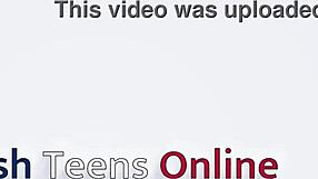 Blonde British Student Masturbates With Intense Curvy Passion