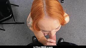 Kessie shy punished with assfucking for stealing at store