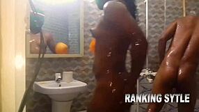 Fat Girl Taking Bath With Boyfriend, Blowjob And Doggystyle Fucking