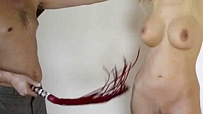 why is this blonde barbie tied up and getting rough anal?