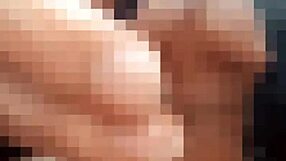 Masked Japanese Shemale In Crossdressing Assfucks And Masturbates During Stream