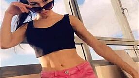 Pornstar Sasha Rose Dances Sexy Striptease In Dress, Showing Tits And Ass For Casting Roleplay