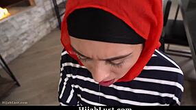 Hijab Stepmom Lilly Hall Sucking Cock!
