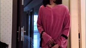 Watch This Asian Ladyboy Masturbate Her Dick And Flash It To You?