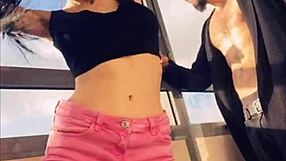 Pornstar Sasha Rose Dances Sexy Striptease In Dress, Showing Tits And Ass For Casting Roleplay