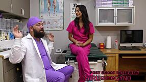 Neighbor's First Gyno Exam With Misty Addams