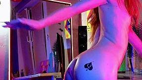 stunning girl with small tits wants to cum using toys and dildo on big cock