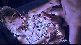 petite nymph emma hix bent over and fucked doggystyle by huge cock in missionary and cowgirl positions