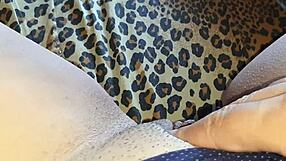 Stepsister Reads Book While I Jerk Off Big Clit Behind Her