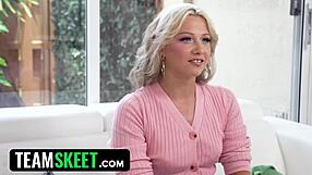 new amateur teen shares interview trailer in heels and panties for casting