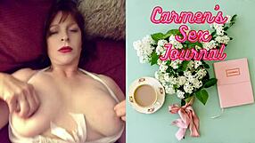 Slutty granny carmen takes missionary double penetration and creampie