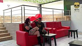 I meet a cute guy in a bar and we hang out in the bathroom