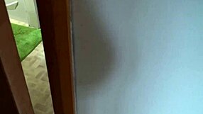 Horny Stepson Catches Mature Arab Stepmom Pissing From Hairy Pussy