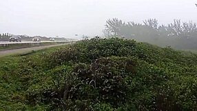 he fucks tourist couple on trail and cums on face