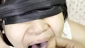 Amateur hardcore blowjob with cum dripping fully inside mouth for sweet taste