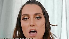 nolina nyx's big oiled natural tits make xander's cock hard, he fucks her until he cums