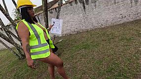 Imagining workers fucking her huge hairy pussy