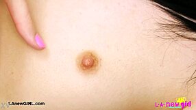 Sweet Brunette Babe Shows Her Sexy Body To Daddy And Uncle