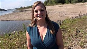 German Girl with Big Ass Has Outdoor Sex