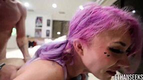 big titty pink hair babe madison blaze gets fucked by ethan seeks