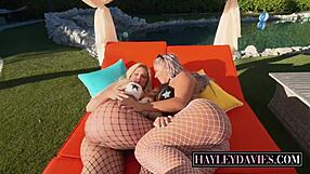 these gorgeous blonde stepsisters hayley davies getting face fucked