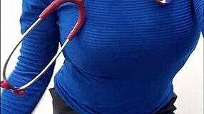 i feel so dirty as the latina nurse makes homemade porn in the boss's office