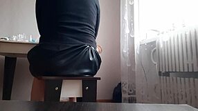 my hot secretary masturbates to orgasm in the office